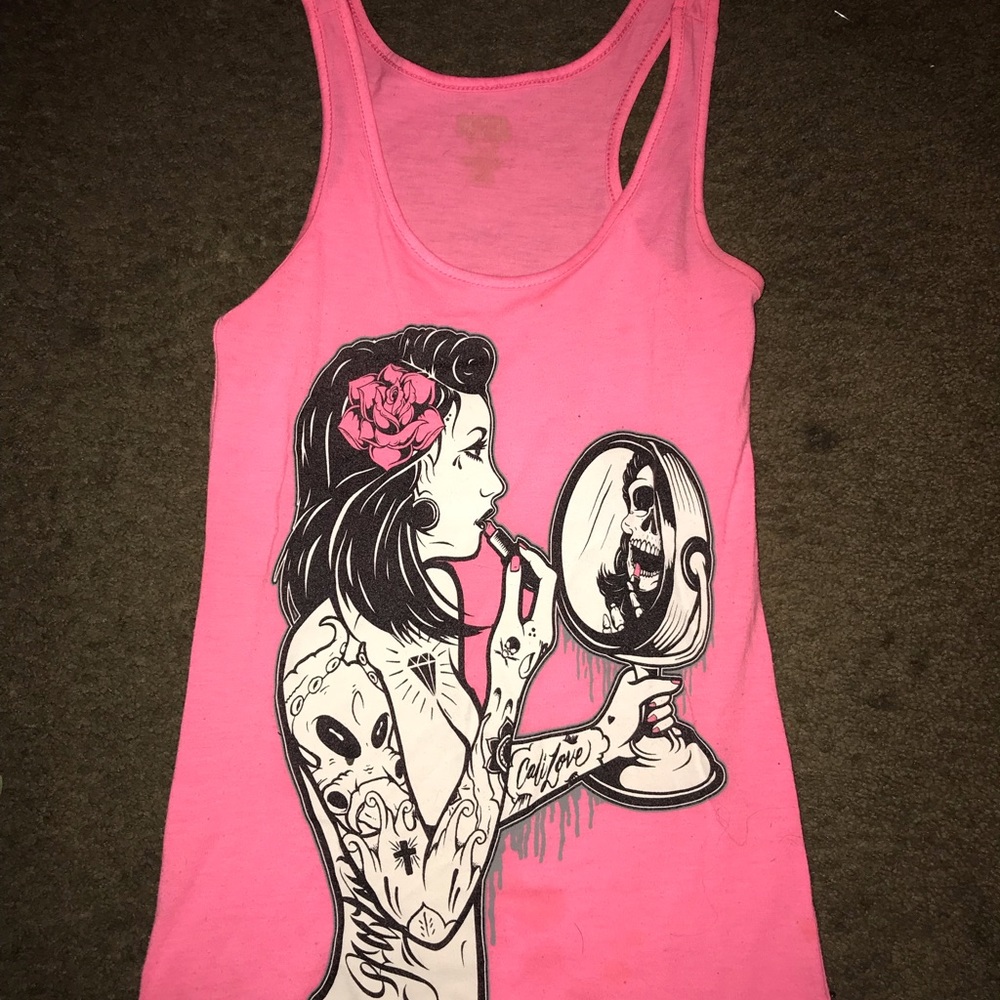 Tattooed tank top